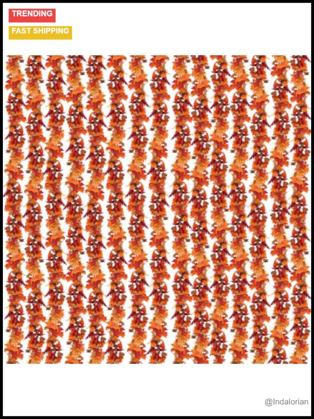 13 Pack Artificial Fall Leaf Garland 76.7Ft Total Maple Leaves Vines